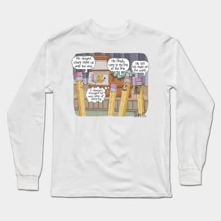 Pencil Funeral Long Sleeve T-Shirt